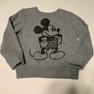 Mickey grey boys sweatshirt, size 4T